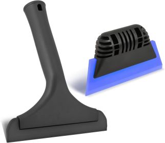 Window Tint Tool All-Purpose 6'' Silicone Cleaning Squeegee 5-inch Handy Small Rubber Window Squeegee Auto Water Blade for Car Windshield, Window