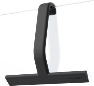 Just Hang Shower Squeegee for Glass Doors, All-One-Piece Silicone with Built-in Hook Design for Easy Hanging